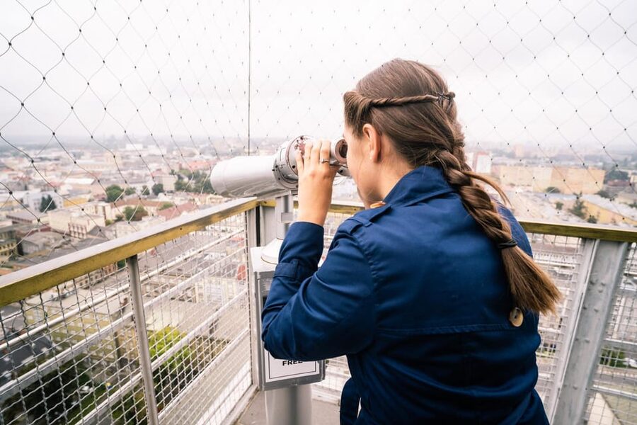 Ostrava: Entrance to the viewing tower of the new town hall - Key Things to Know Before You Go