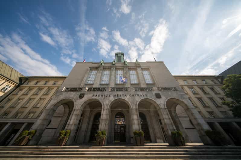 Ostrava: Entrance to the viewing tower of the new town hall - The 73-Meter Terrace, What You Can Actually See