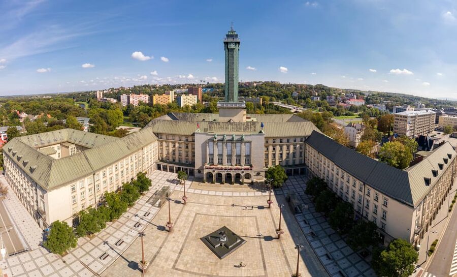 Ostrava: Entrance to the viewing tower of the new town hall - Price and Value at About $3.77 per Person