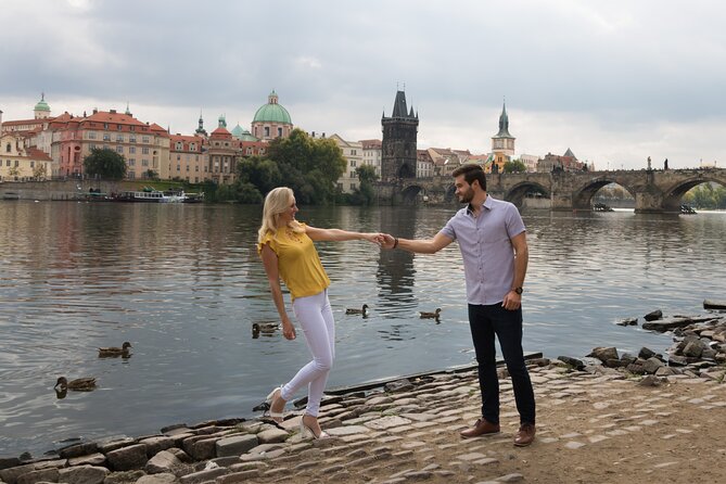 Photo Shoot for couple in Prague - Stop 3: Mala Strana, charm with real texture