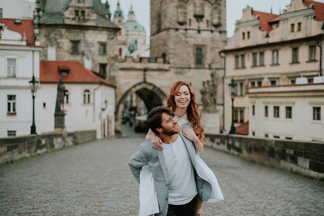 Photographer in Prague - Couple, engagement & portrait photoshoot - Unposed-looking portraits, with just enough coaching