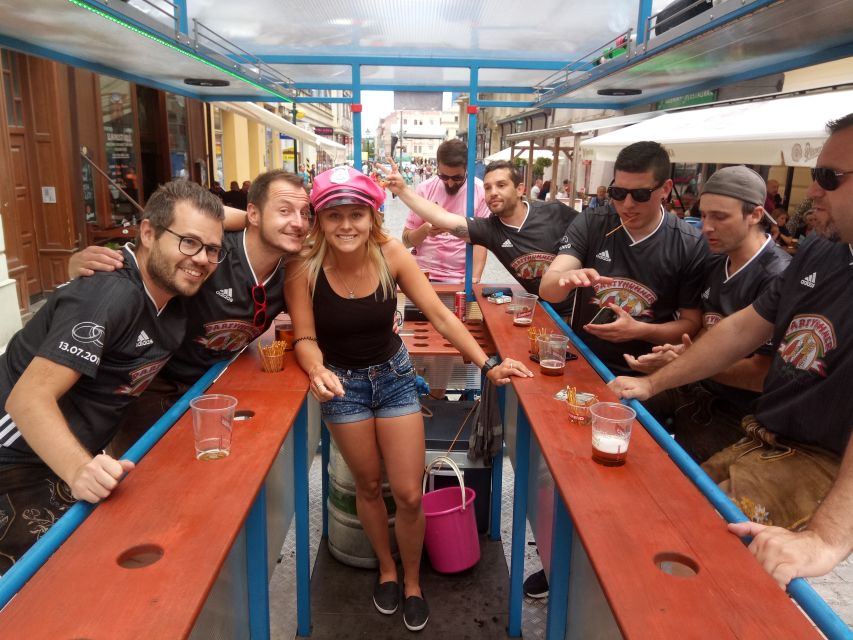 Pilsen: 1.5-Hour Beer Bike with Unlimited Beer - Unlimited Pilsner Premium draft, plus non-alcoholic options