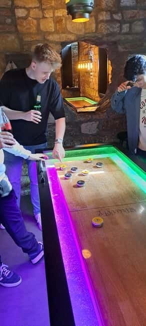 Ping pong or shuffleboard for up to 6 players - Should you book Crew Bar Prague for games and cocktails?