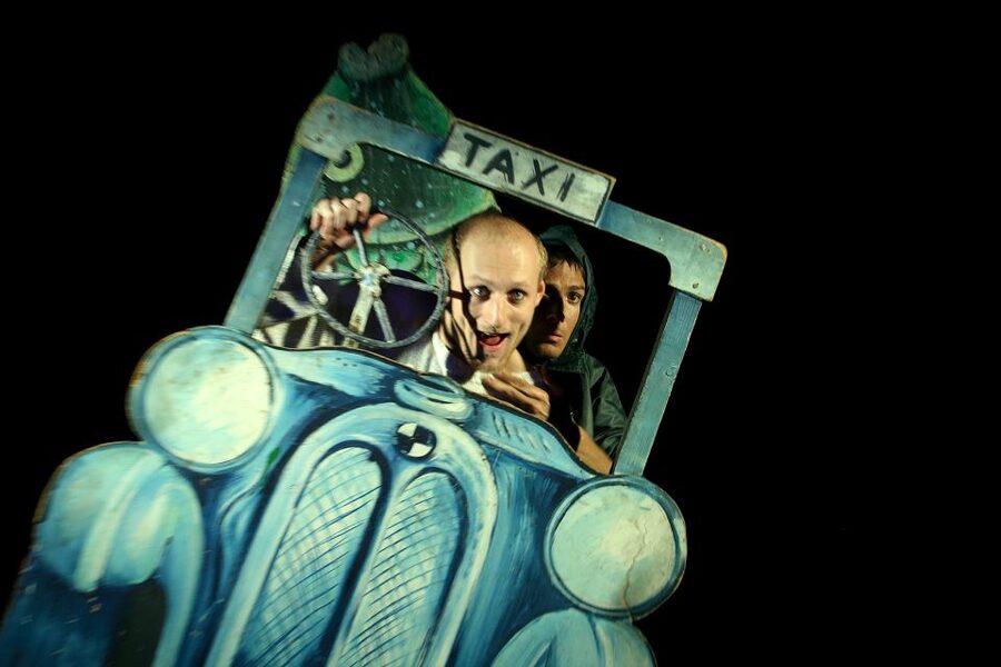 Prague: 1.5-Hour Black Light Theater Srnec Performance - Stories told with mime, dance, and comedy timing