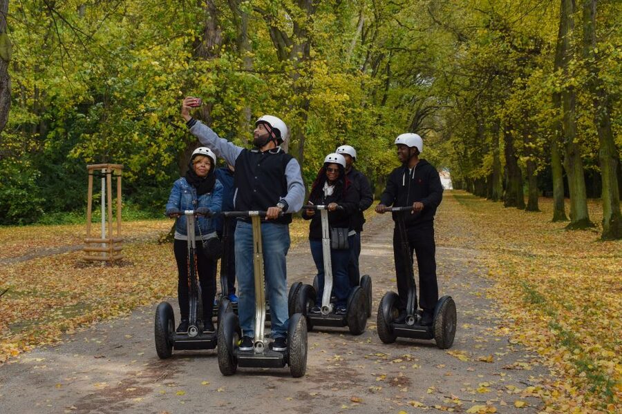 Prague: 1.5-Hours Sightseeing Tour by Segway - Petřín Hill gardens: rose scents, smooth gliding, and a great pause for photos