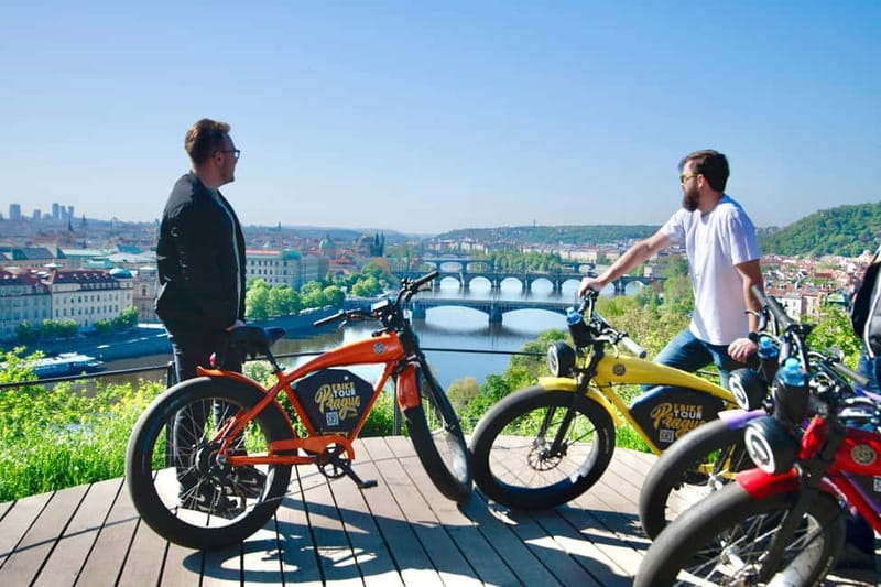 Prague: 10 Must-See Landmarks & Viewpoints on E-Bike Tour - From Saská to Charles Bridge, You Start With Safety and Easy Roll-Out