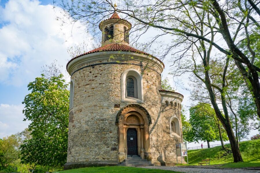 Prague: 2.5-Hour Vyšehrad Castle with Gorlice & Tickets - The Collegiate Church of Saints Peter and Paul: neo-Gothic inside, Art Nouveau on the walls