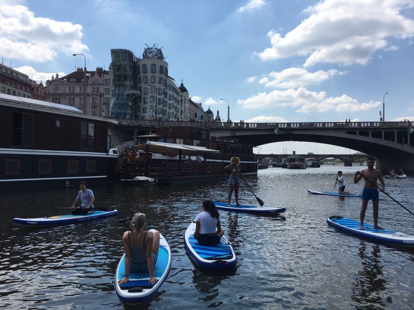 Prague: 2-Hour Paddle Boarding in the City Centre - Meeting at Císařská louka in Prague-Smíchov: getting there without stress