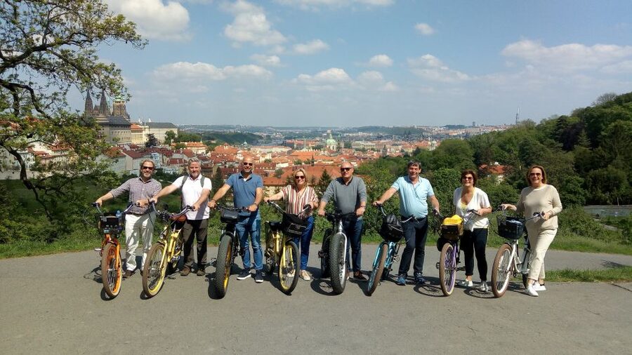 Prague: 7 Best Viewpoints of Prague E-Bike Tour - Prague Castle Stop: Quick Time, Big Visual Payoff