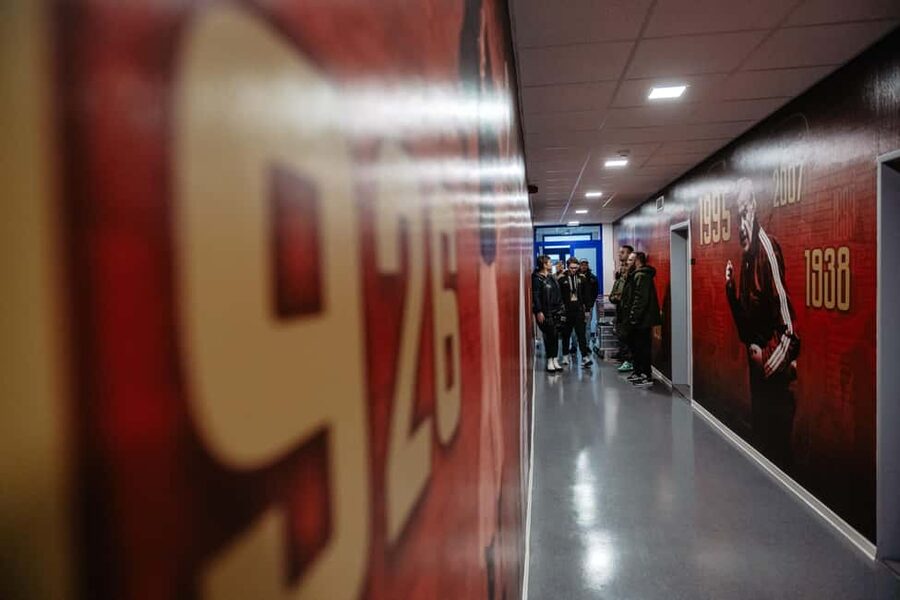 Prague: AC Sparta Praha Stadium Tour - Press Center access and coach Brian Priske’s seat