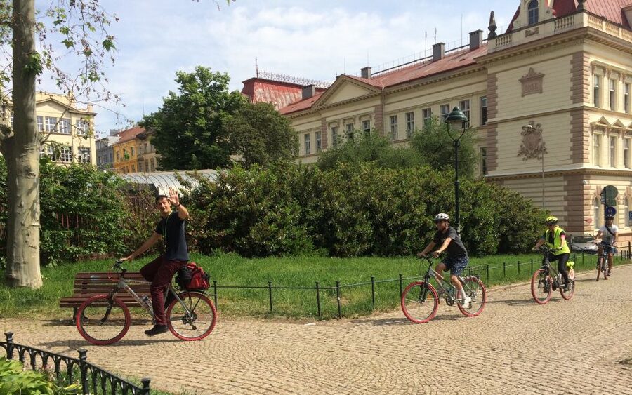 Prague "ALL-IN-ONE" City E-Bike Tour - John Lennon Wall, Charles Bridge, and Josefov: The Stops That Feel Like You Arrived in Prague