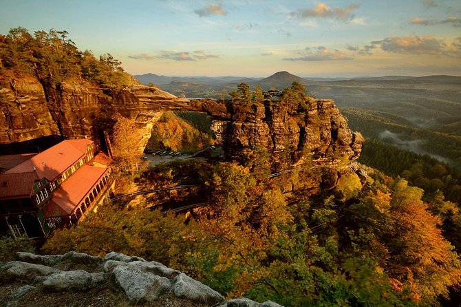 Prague: Avoid the Crowds - Bohemian & Saxon Switzerland (All-in) - Bastei Bridge on the German side, perched high above the Elbe