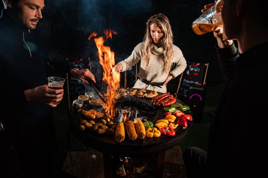 Prague: Axe Throwing Experience with Barbecue and Beer - From pickup to camp: why the logistics feel painless