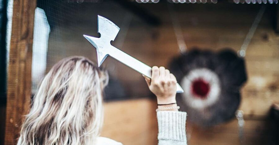 Prague: Axe Throwing Experience with Barbecue and Beer - Throwing time: axes, knives, and ninja stars, with real coaching