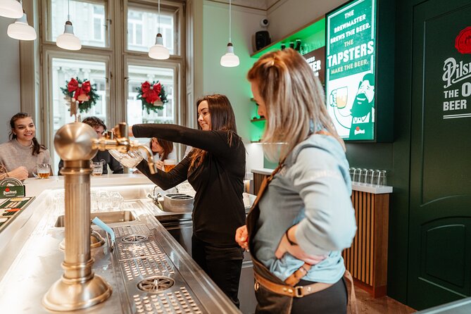 Prague Beer Pouring Class at Pilsner Urquell - What you get at the end: certificate plus a personalized bottle