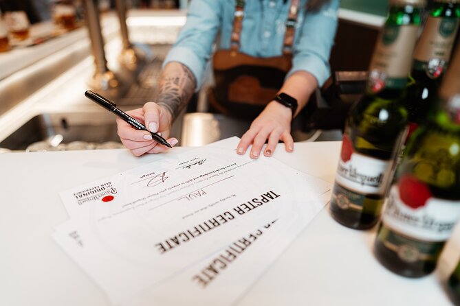 Prague Beer Pouring Class at Pilsner Urquell - How to use your new skills in Prague bars the next day
