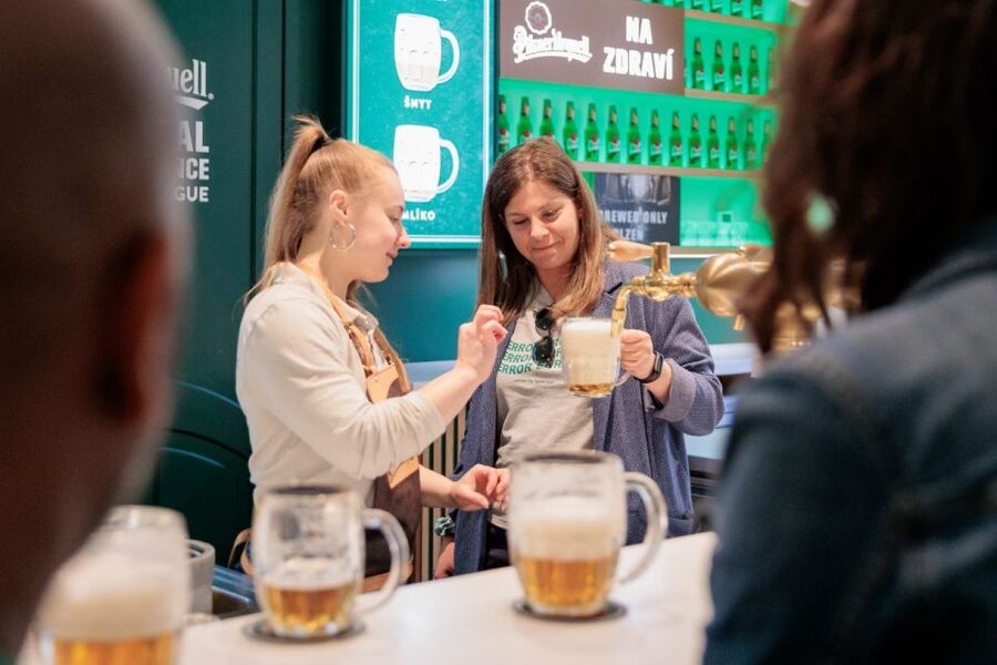 Prague: Beer Pouring Class at Pilsner Urquell Experience - Skills You Learn Beyond Pouring: Storage, Cleanliness, and Mistakes