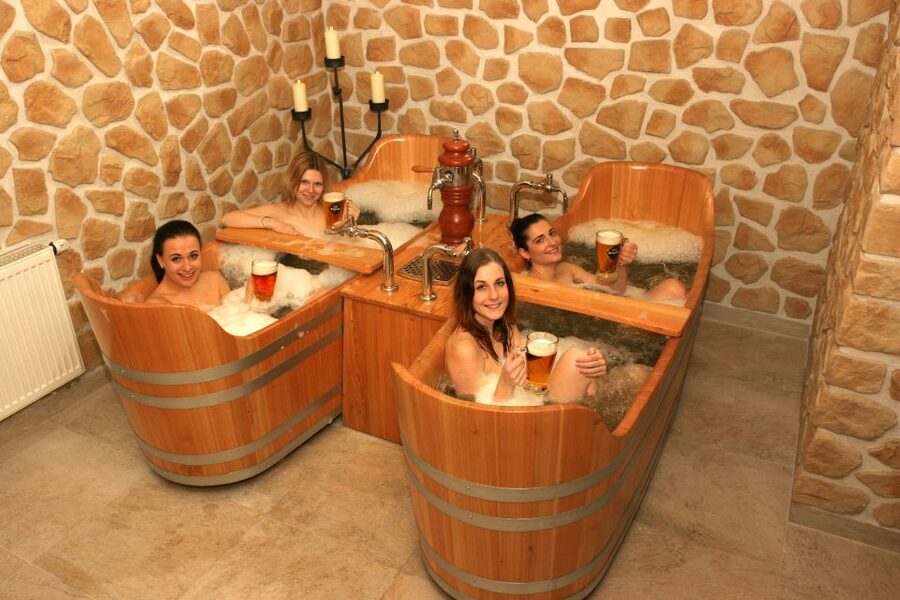 Prague: Beer Spa Bernard with Beer and Massage Option - What Happens During Your Private 1-Hour Beer Bath