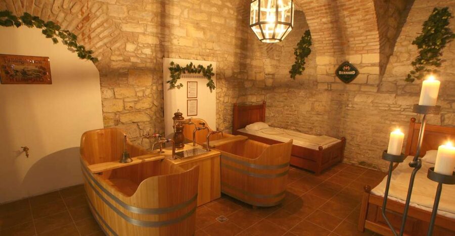 Prague: Bernard Beer Spa with Beer and Massage Option - What the Bernard Beer Spa feels like inside a Prague hotel