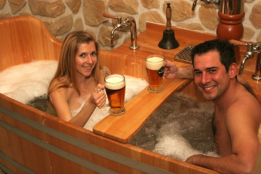 Prague: Bernard Beer Spa with Beer and Massage Option - The beer bath itself: bubbles, temperature, and what they promise