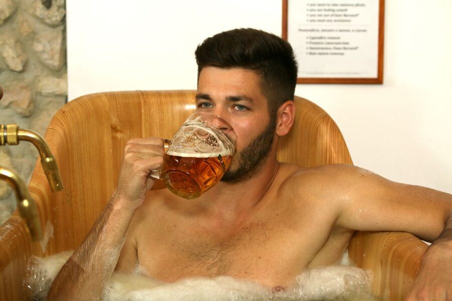 Prague: Bernard Beer Spa with Beer and Massage Option - Heated bed relaxation and the massage add-on decision