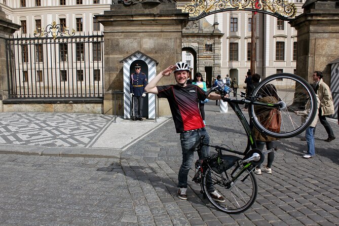 Prague Bike City Tour with Small Group or Private Option - John Lennon Wall: the story stop that makes the photos mean something