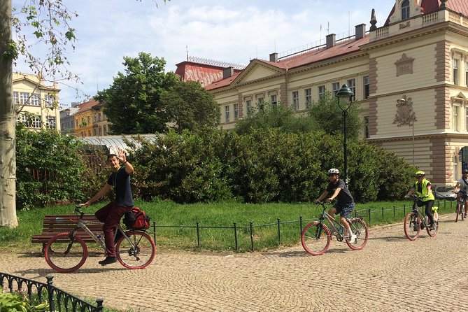 Prague Bike Tour - Stunning Viewpoints, Castle, City & Park - National Theater and Wenceslas Square: Prague’s Stage and Its Street-Level Drama