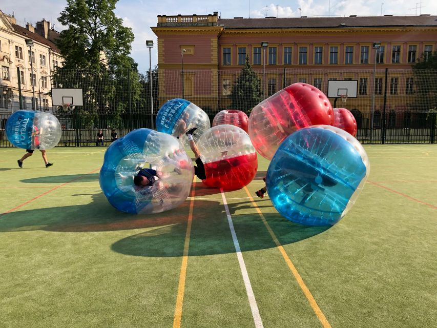 Prague: Bubbles football in city centre of Prague - Who should go, and who should skip it