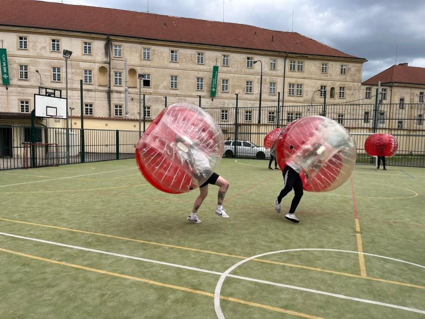 Prague: Bubbles football in city centre of Prague - Bubble Football in central Prague: why it feels different