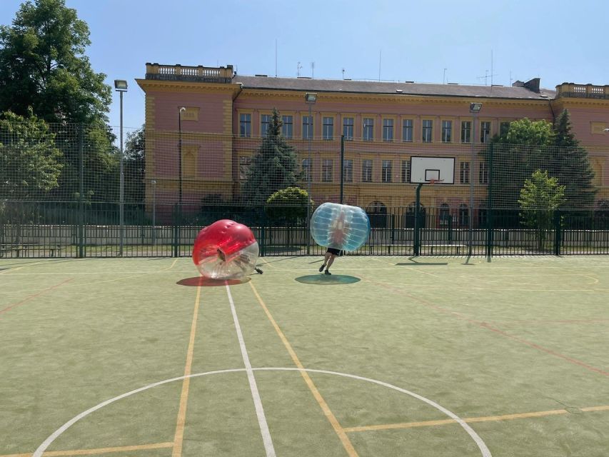 Prague: Bubbles football in city centre of Prague - Game variety: switching to British Bulldock or Last man standing