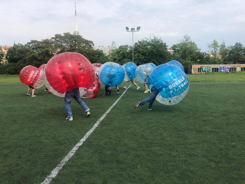 Prague: Bubbles football - Zorb Football in centrum - Games You Might Play: Bubble Football, British Bulldog, Last Man Standing