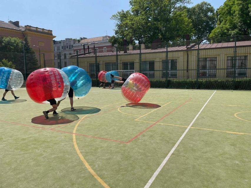 Prague: Bubbles football - Zorb Football in centrum - What You Need to Bring: Sports Shoes and Sportswear