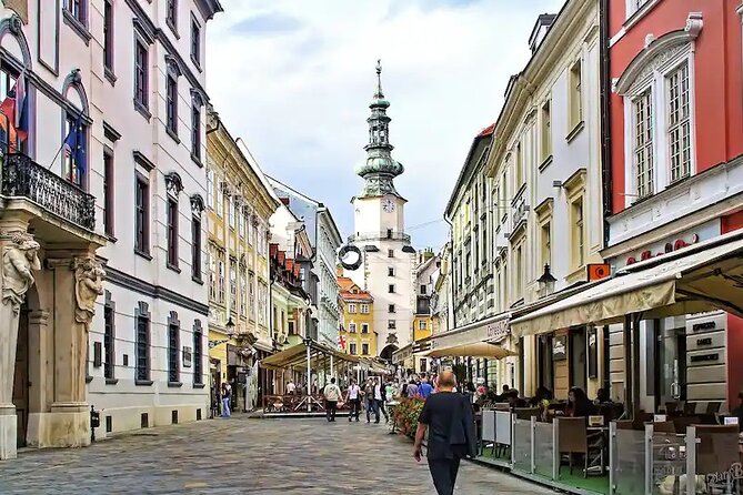 Prague-Budapest One-Way Sightseeing Day Tour - Stop 2: Bratislava Old Town with the Castle Over the Streets and a Real Lunch Break