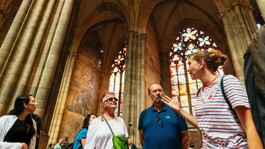 Prague Castle Interiors, Bus Tour and Vltava River Cruise - Starting at Na Příkopě: the easiest way to get your bearings fast