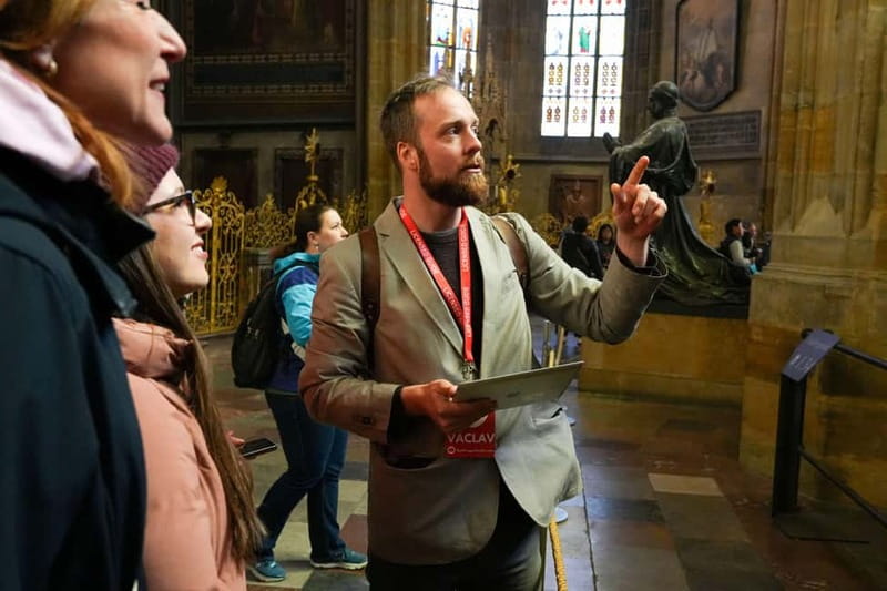 Prague Castle Interiors: Small-Group Tour with Local Guide - St. George’s Basilica: short stop, good focus