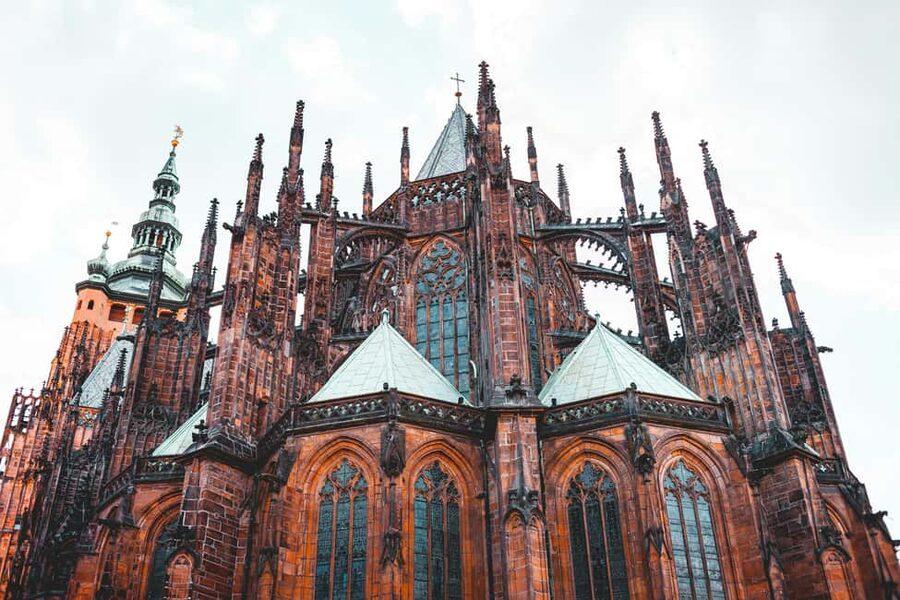 Prague Castle, St. Vitus Cathedral, Royal Palace, St. George's Basilica - St Vitus Cathedral: coronations, saints, and the Crown Chamber route