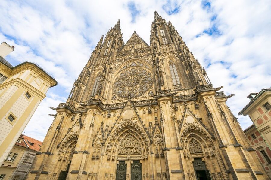 Prague: Castle Tour with Local Guide and Entry Ticket - St. George’s Basilica: a calmer counterpoint to the cathedral
