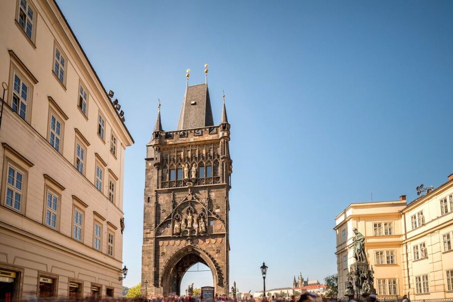 Prague: Charles Bridge Towers Combined Entry Ticket - Lesser Town Bridge Tower at Malá Strana: A Romanesque Base with Late Gothic Power