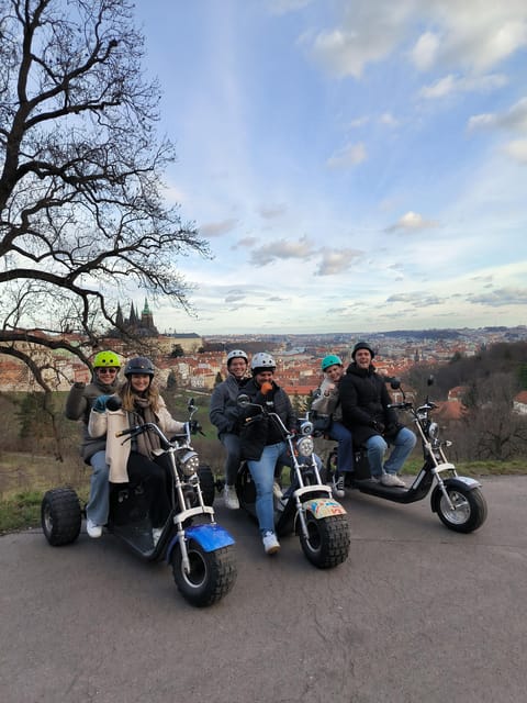 Prague: City Highlights Tour by Electric Trike - The first stops: Lennon Wall energy and Kampa Island vibes