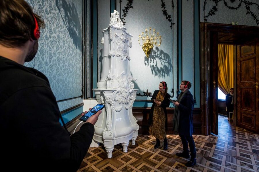 Prague: Clam-Gallas Palace Entry Ticket with Audio Guide - Antecamera to Golden Hall: restored theater-era atmosphere