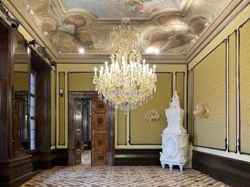 Prague: Clam-Gallas Palace Entry Ticket with Audio Guide - Winter garden rooms and the courtyard finish in good weather