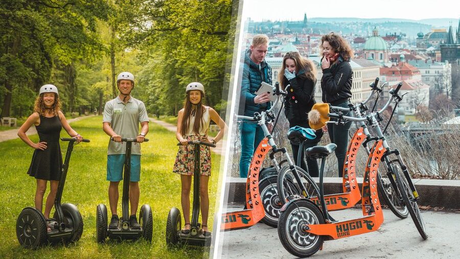Prague: Combined Segway & E-Scooter City Highlights Tour - Finishing With Petrin Hill, Vltava River, and Lesser Town