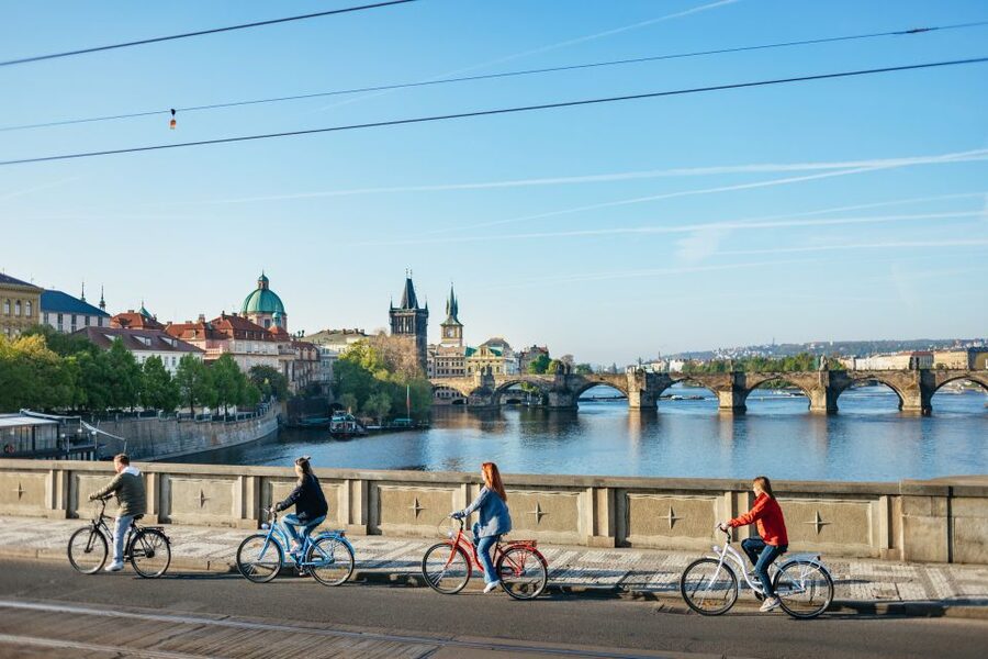 Prague: Complete Bike Tour - Lesser Town and Kampa Park, the quieter side after the center