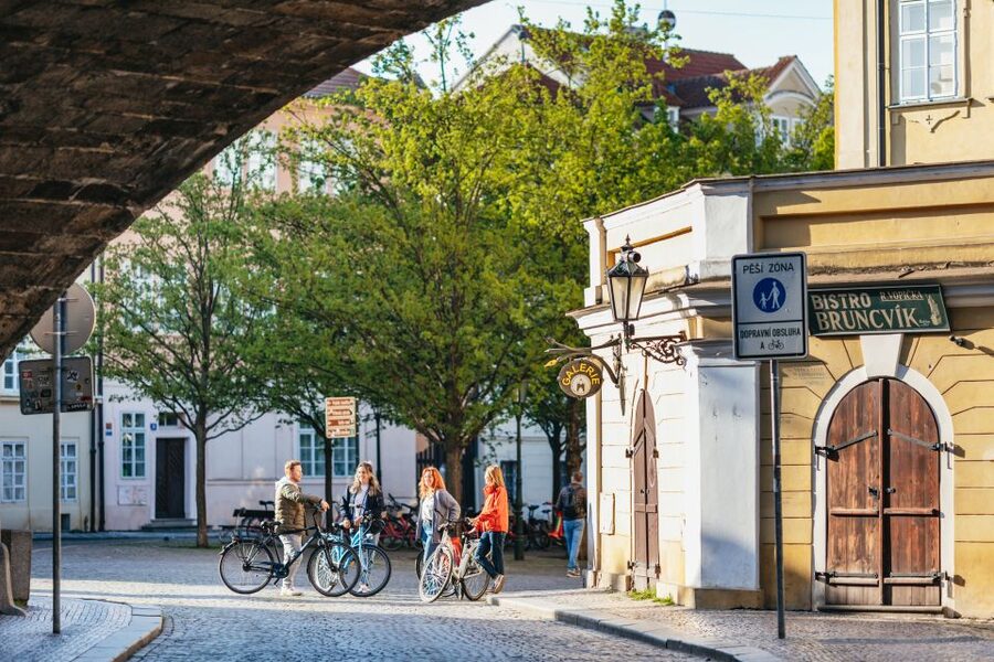 Prague: Complete Bike Tour - Charles Bridge and Charles IV, what to look for beyond the postcard view