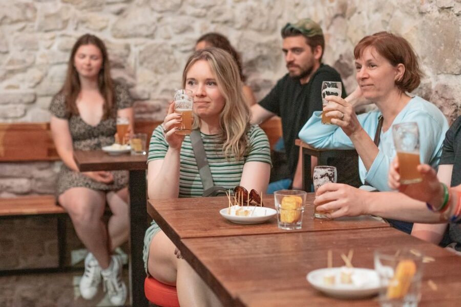 Prague: Czech Beer-Tasting Experience with Snacks - Hermelín cheese and crackers: the snack pairing that makes Czech beer click