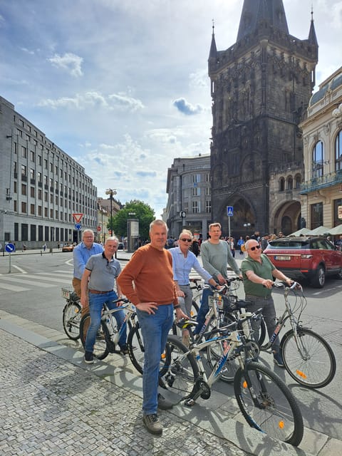 Prague E-Bike City Ride tour : 2hrs - Old Town Square to the river: where the views start working