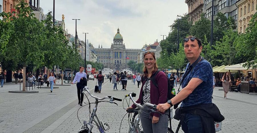 Prague E-Bike City Ride tour : 2hrs - The beer hall stop, and how to budget for drinks