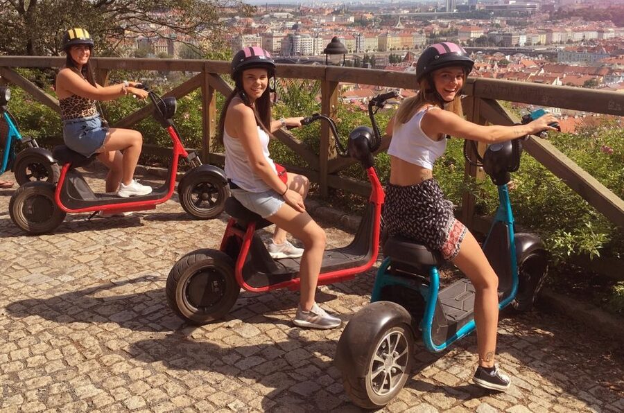 Prague: E-Bike/E-Scooter Viewpoint Tour - Prague on E-Bike or E-Scooter, the easy way to see the big sights