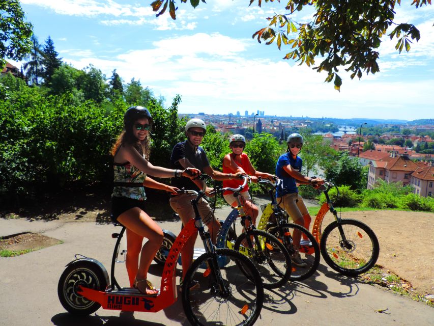 Prague: E-Bike/E-Scooter Viewpoint Tour - Jewish Quarter: Rudolfinum and the Convent of Saint Agnes on the river bank