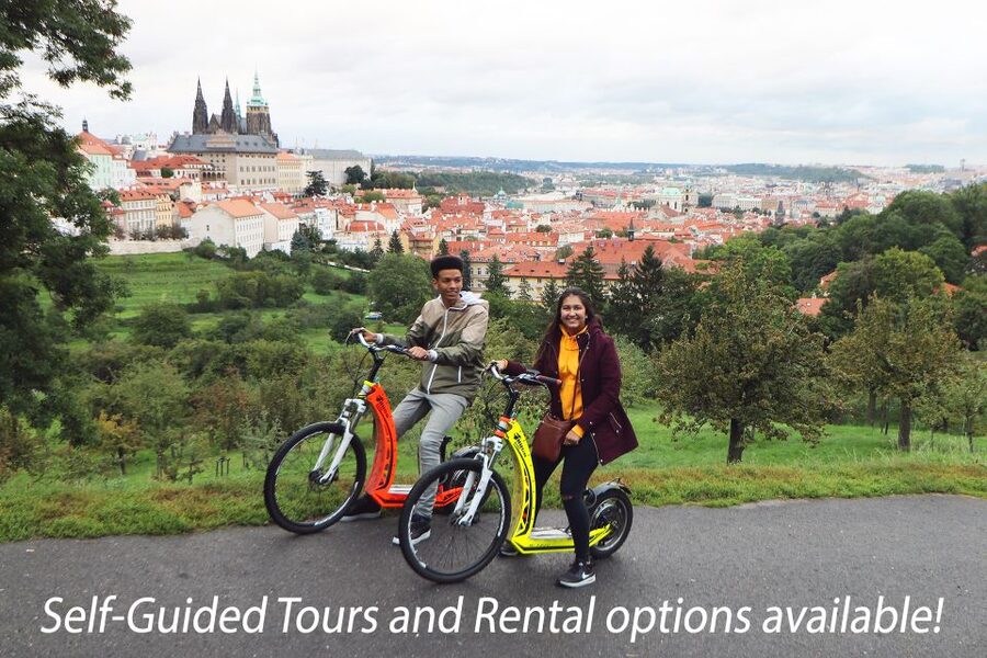 Prague: E-Bike/E-Scooter Viewpoint Tour - Riding the e-bike versus the e-scooter, and how the speed changes your day